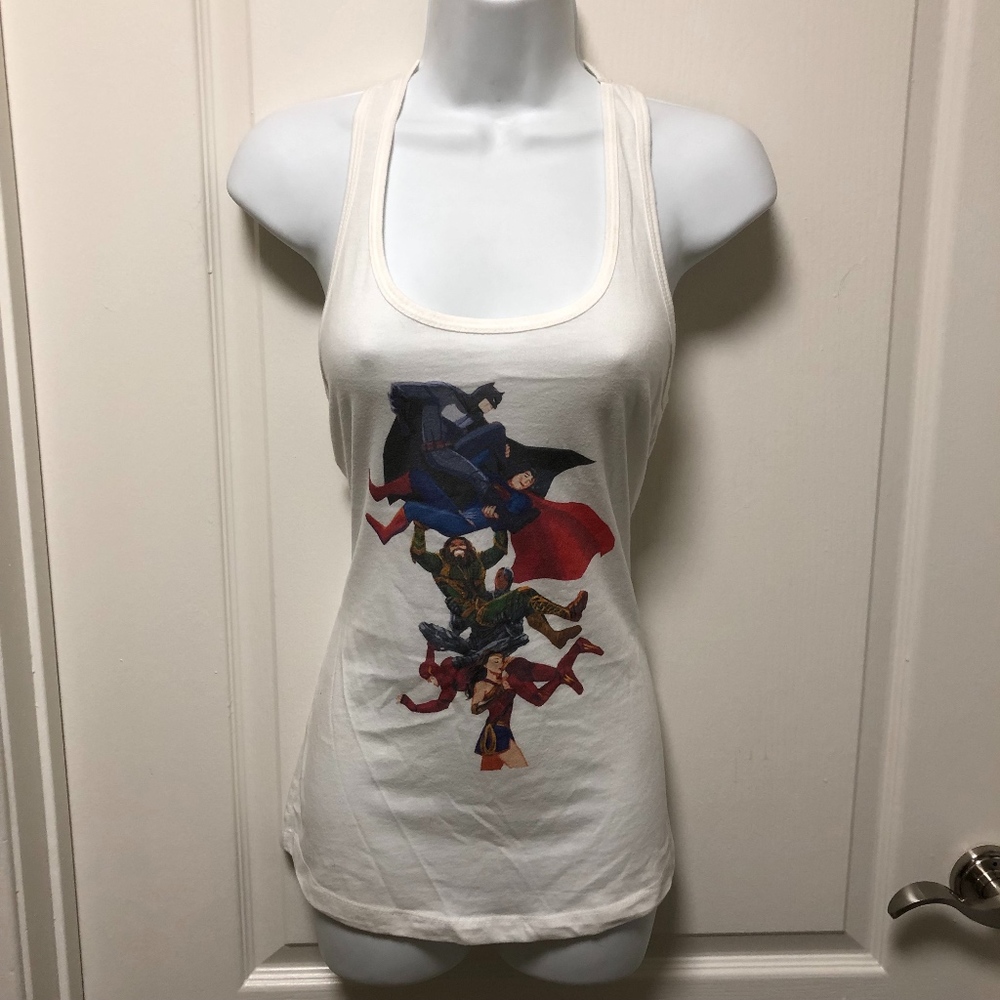 DC Comics Justice League Workout Tank, size S